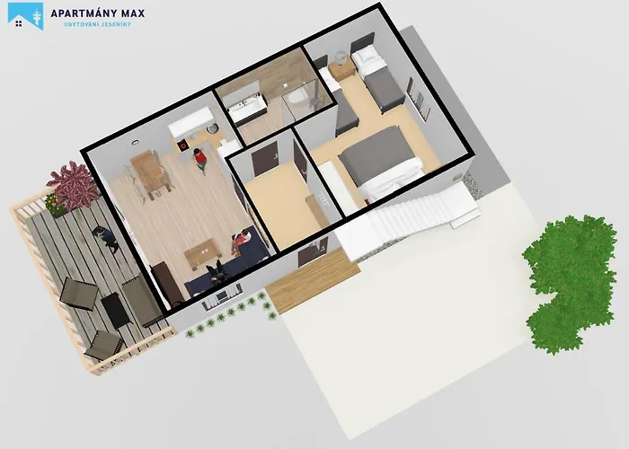 Max Apartamento Vaclavov u Bruntalu